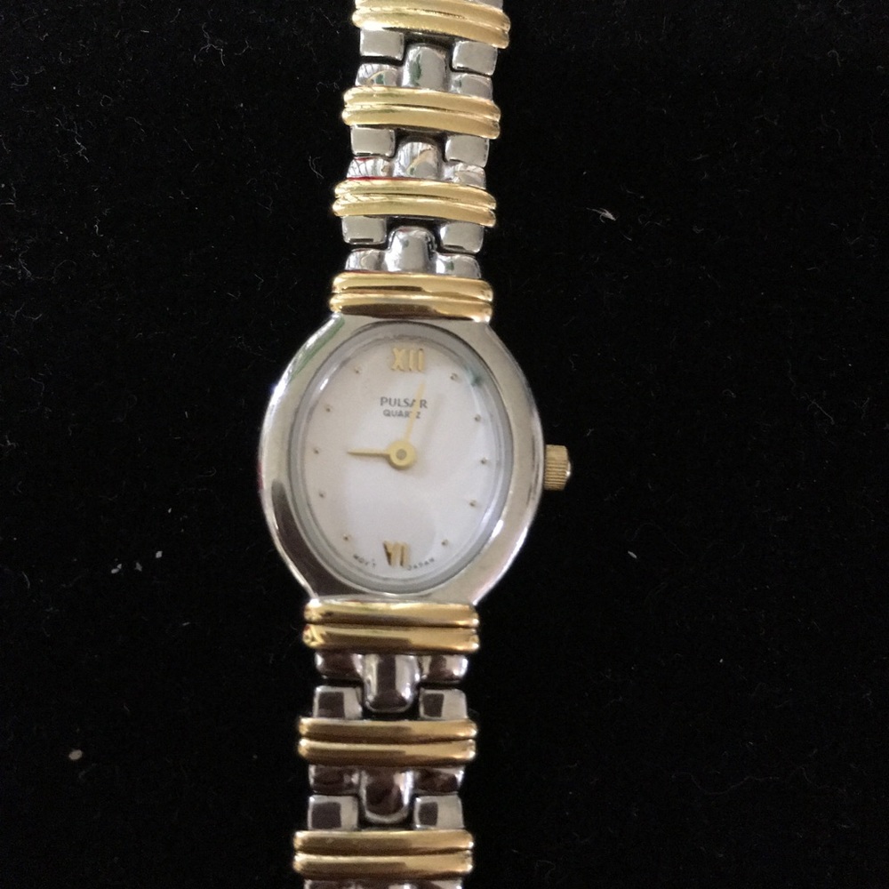 Vintage Pulsar two-tone watch